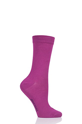 SockShop Damen Farbexplosion Bambus Socken mit glatter Zehennaht Packung mit 1 Kuss von einer Rose 36-40 von SockShop