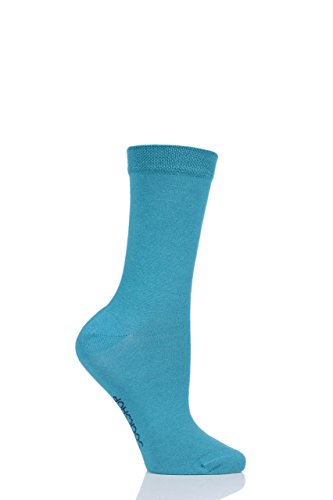 SockShop Damen Farbexplosion Bambus Socken mit glatter Zehennaht Packung mit 1 Unter den Wellen 36-40 von SockShop