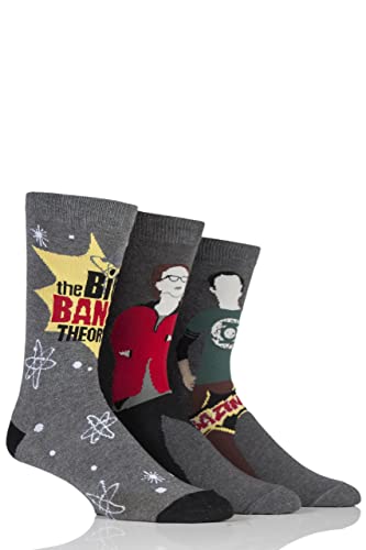 SOCKSHOP Herren Big Bang Theory Socken 3er Pack Sortiert 46-48 SOCKSHOP Herren Big Bang Theory Socken 3er Pack Sortiert 46-48 von SOCKSHOP