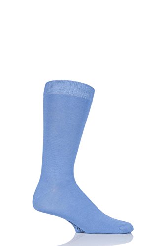 SockShop Herren Colour Burst Schmucklos Bambus Socken mit glatten Zehennähten Packung 1 Herr Blauer Himmel 40-46 von SockShop