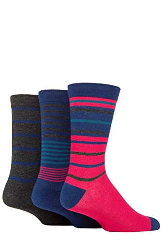 SockShop Herren Halbes Kissen Sanft Bambus Socken Packung 3 Große Stadt 41-46 von SockShop