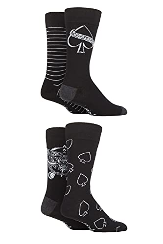 SockShop Herren Motorhead Exklusiv Geschenkbox Rockmusik and Schwermetall Baumwollsocken Packung mit 4 Schwarz 39-45 SockShop Herren Motorhead Exklusiv Geschenkbox Rockmusik and Schwermetall Baumwollsocken Packung mit 4 Schwarz 39-45 von SockShop