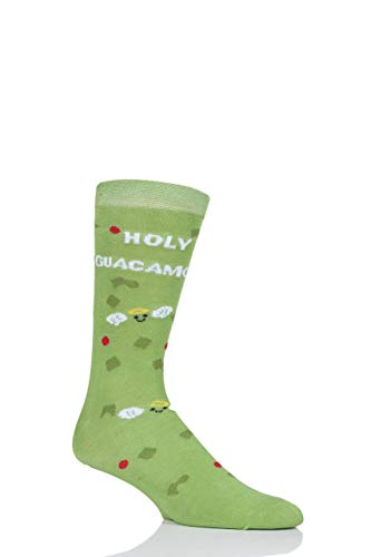 SockShop Herren und Damen Lazy Panda Bambus Heiliger Guacamole Geschenkbox Socken Packung mit 1 Heiliger Guac 40-44 von SockShop