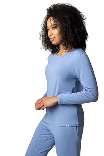 SockShop Lazy Panda Damen Loungewear-Auswahl aus Bambus Packung mit 1 Blau Langärmliges top 38 von SockShop