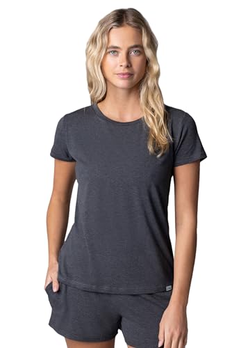SockShop Lazy Panda Damen Loungewear-Auswahl aus Bambus Packung mit 1 Holzkohle T-Shirt 44 von SockShop