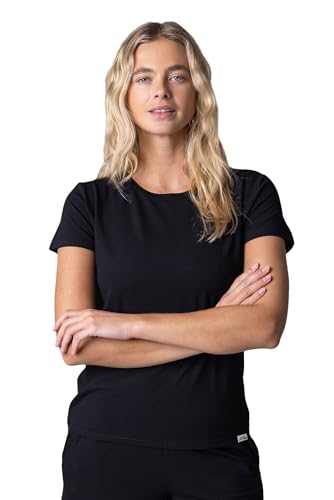 SockShop Lazy Panda Damen Loungewear-Auswahl aus Bambus Packung mit 1 Schwarz T-Shirt 38 von SockShop