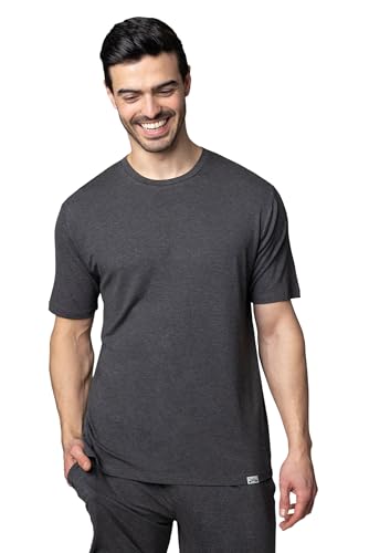 SockShop Lazy Panda Herren Loungewear-Auswahl aus Bambus Packung mit 1 Dunkle Kohle T-Shirt XL von SockShop