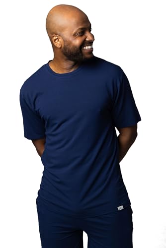 SockShop Lazy Panda Herren Loungewear-Auswahl aus Bambus Packung mit 1 Marine T-Shirt XL von SockShop