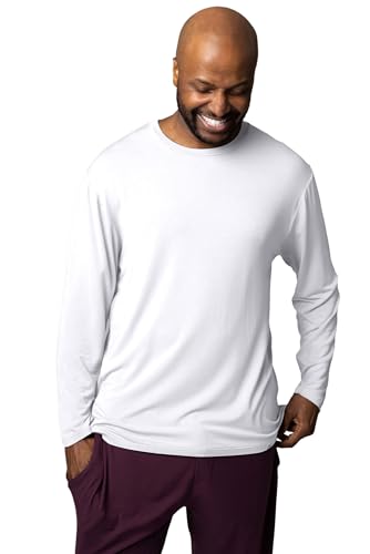 SockShop Lazy Panda Herren Loungewear-Auswahl aus Bambus Packung mit 1 Weiß Langärmliges top M von SockShop