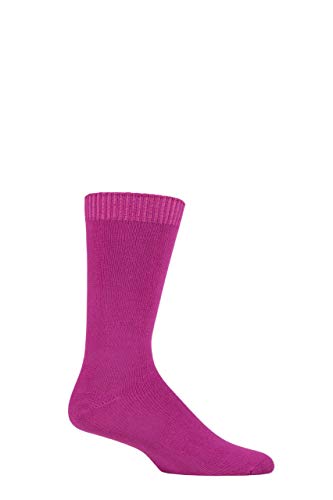 SockShop Lazy Panda Herren und Damen Bambus Socken Packung 1 Rosa 46-48 von SockShop