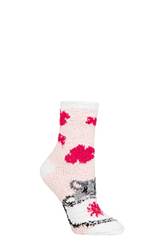 SockShop Wildfeet Damen Verpackt Flauschige Slipper-Socken Packung 1 Maus in einer Teetasse 37-42 SockShop Wildfeet Damen Verpackt Flauschige Slipper-Socken Packung 1 Maus in einer Teetasse 37-42 von SockShop