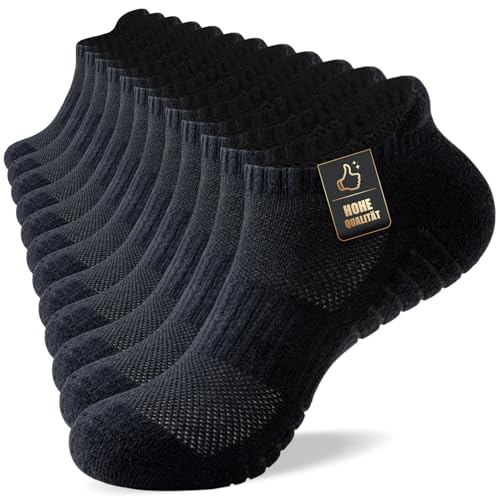 SockWaddles Sneaker Socken Herren 43-46 39-42 35-38 47-50 Sportsocken Damen Sneakersocken Atmungsaktive Baumwolle Kurze Laufsocken Unisex 6 Paar von SockWaddles