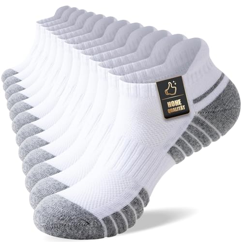 SockWaddles Sneaker Socken Herren 43-46 39-42 35-38 47-50 Sportsocken Damen Sneakersocken Atmungsaktive Baumwolle Kurze Laufsocken Unisex 6 Paar von SockWaddles