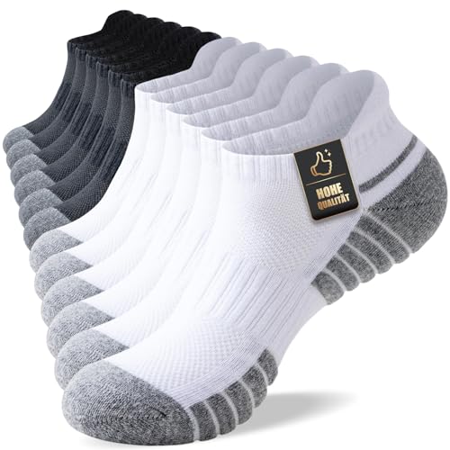 SockWaddles Sneaker Socken Herren Damen, Sportsocken Sneakersocken Atmungsaktive Baumwolle Kurze Laufsocken 35-38 39-42 43-46 47-50, Unisex, 6 Paar von SockWaddles