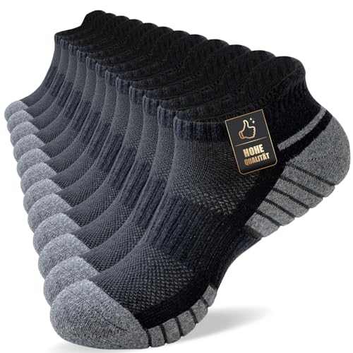 SockWaddles Sneaker Socken Herren Damen, Sportsocken Sneakersocken Atmungsaktive Baumwolle Kurze Laufsocken 35-38 39-42 43-46 47-50, Unisex, 6 Paar von SockWaddles