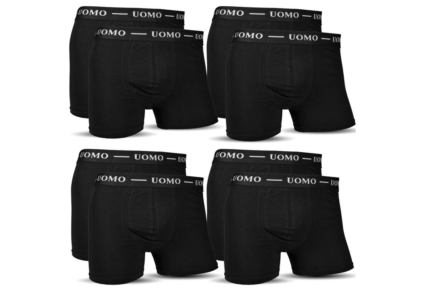 Socked Retro Boxer Herren Boxershorts Baumwolle (10-St) enganliegend, Übergröße, M-4XL von Socked