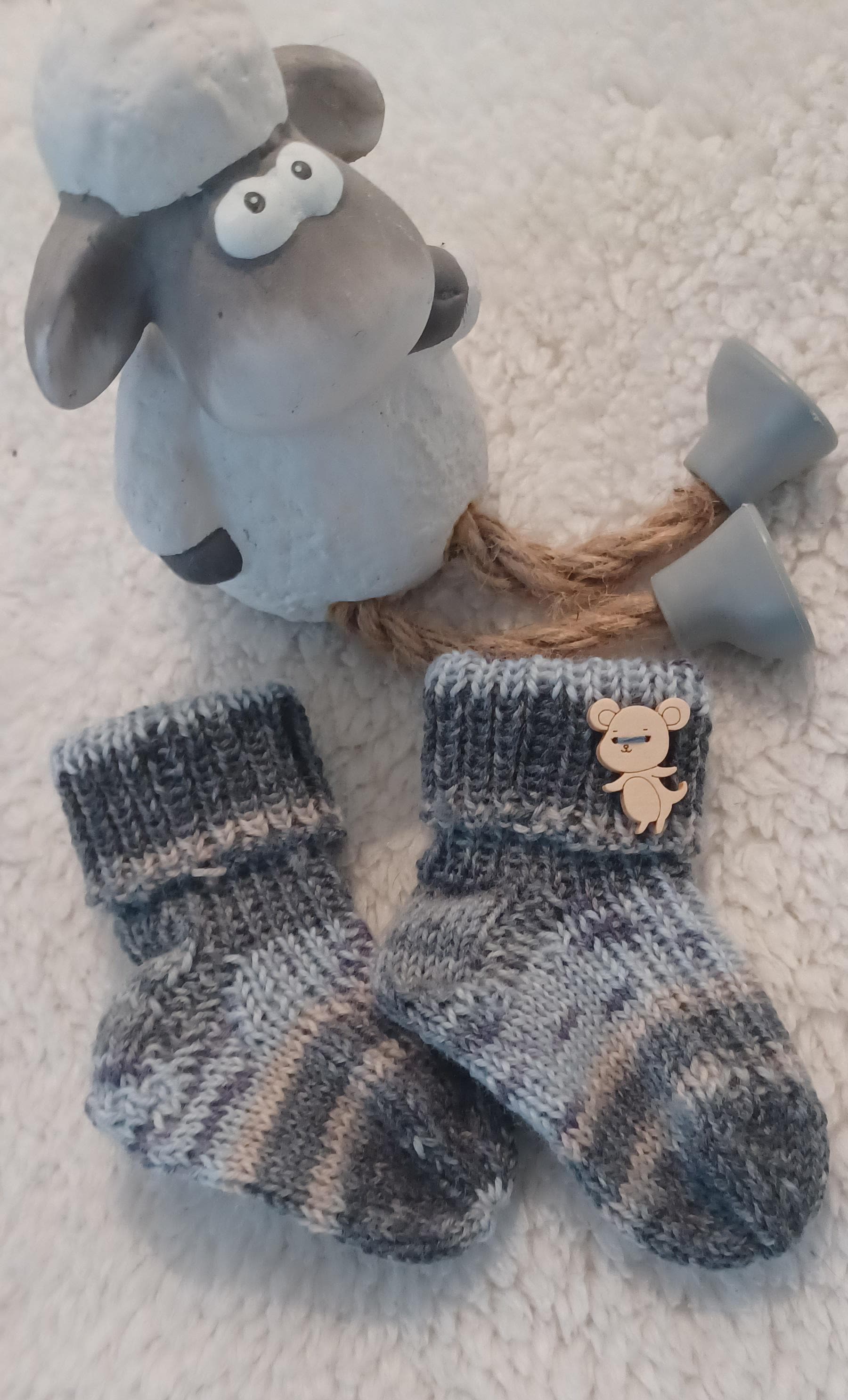 Baby Socken Handgestrickt Gr. 15/16 Baby Socken Handgestrickt Gr. 15/16 von Sockenfarm