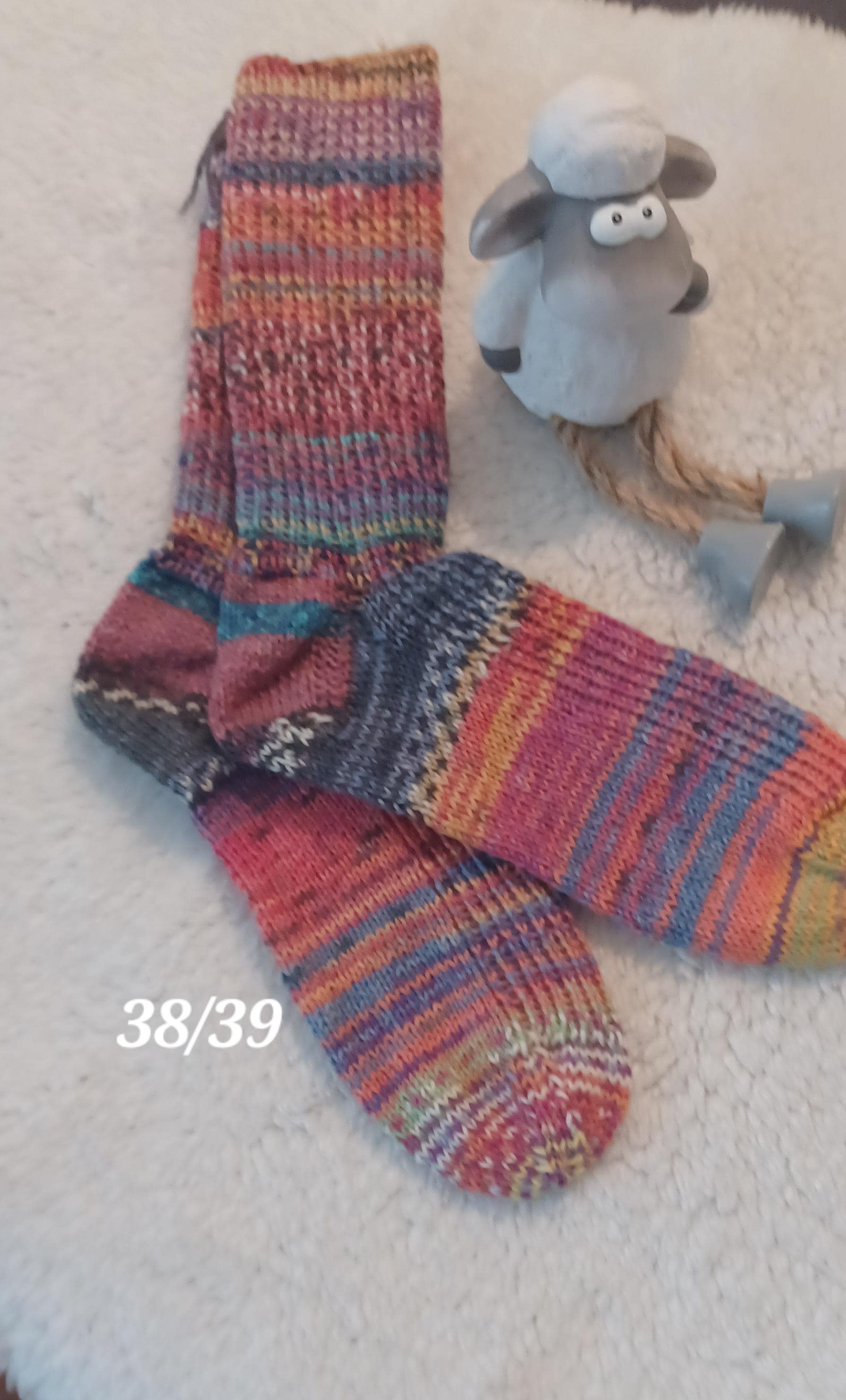 Socken Gr.38/39 Handgestrickt Socken Gr.38/39 Handgestrickt von Sockenfarm
