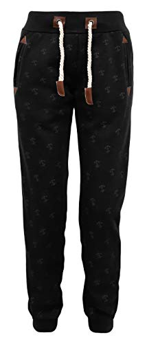 Jogginghose Thermohose Sweatpants Damen Sporthose Haushose Anker gefüttert mit Gummizug (36, Schwarz) von Sockenhimmel