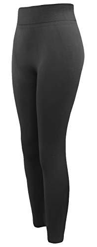 Sockenhimmel 2x High Waist Leggings Damen blickdichte Thermoleggings Winter - Sport - Leggings (Grau/Schwarz, 38-40) von Sockenhimmel