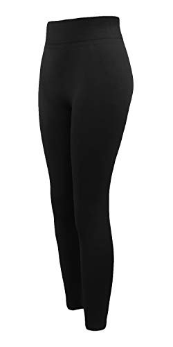 Sockenhimmel 2x High Waist Leggings Damen blickdichte Thermoleggings Winter - Sport - Leggings (Schwarz/Schwarz, 38-40) von Sockenhimmel