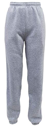 Sockenhimmel Sweatpant Jogginghose Sporthose Damen Thermofleece gefüttert Uni Damenhose Gummibund (36-38, hellgrau/meliert) von Sockenhimmel