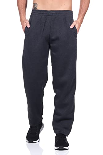 Sockenhimmel Thermo Jogginghose für Männer gefütterte Basic Jogger Sporthose warme Freizeithose Winter Sweathose M - 3XL (2XL, Blau) von Sockenhimmel