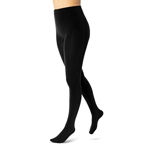 sockenkauf24 Damen THERMO Strumpfhose mit Innenfleece extra warm Winter Strumpfhose (38/40, Schwarz) WP von sockenkauf24