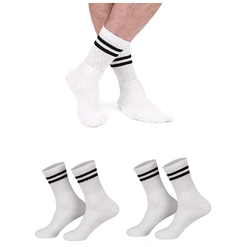 Sockenversandhandel.de Retroscken Tennisocken Crewsocken 2 Paar 39-42 weiss von Sockenversandhandel.de