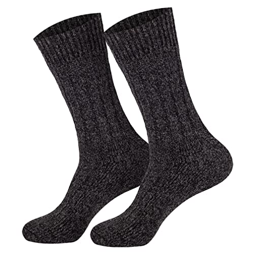 Sockenversandhandel.de Wollsocken anthrazit 6 Paar 43-46 von Sockenversandhandel.de