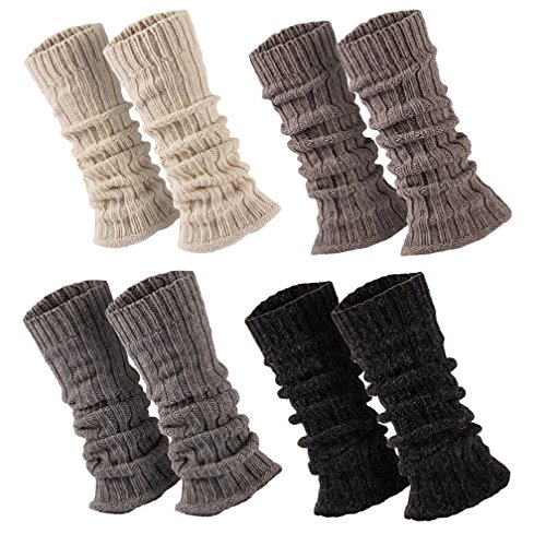 1 Paar Stulpen Damen Teens Grobstrick Legwarmers mit Alpakawolle Weich u. Warm ca. 30-36 cm lang, in Weiss, Hellgrau, Anthrazit, Taupe, Einheitsgröße, Taupe, Einheitsgröße von Sockenversandhandel