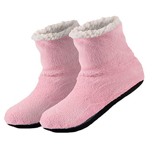 Sockenversandhandel 1 Paar superweiche Damen Hausschuhe Innenfell rosa 39-42 von Sockenversandhandel
