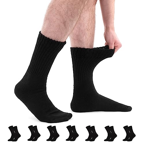 Sockenversandhandel TENNISSOCKEN SPORTSOCKEN ARBEITSSOCKEN I Baumwolle Herren Damen Kinder Schwarz I dehnbahrer Bund I Vollfrotteefuß I 35-38, 39-42, 43-46, 47-50 39-42 (20 Paar) von Sockenversandhandel