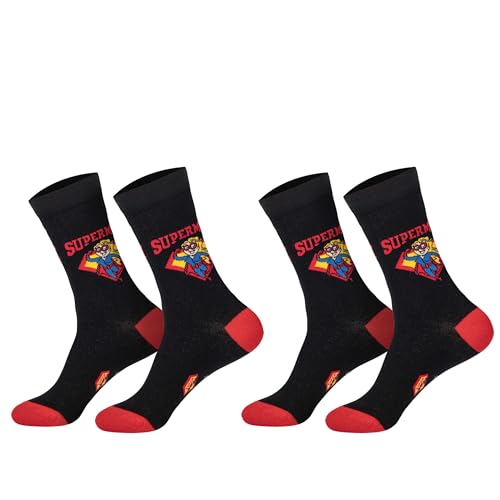 Sockenversandhandel Herren Damen Jungen Mädchen Socken (2 Paar) witzig bunt 36-41 Supermutti, Supermom von Sockenversandhandel