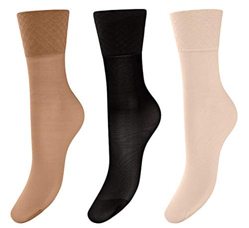 Sockenversandhandel Wellness Gesundheits-Feinsöckchen 30Den venenfreundlich 10 Paar Make-Up von Sockenversandhandel