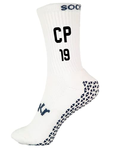 Sockr Personalisierte Socken REG PREMIUM as3, alpha, numeric_43, numeric_46, Schwarze Schrift, L (43-46) von Sockr