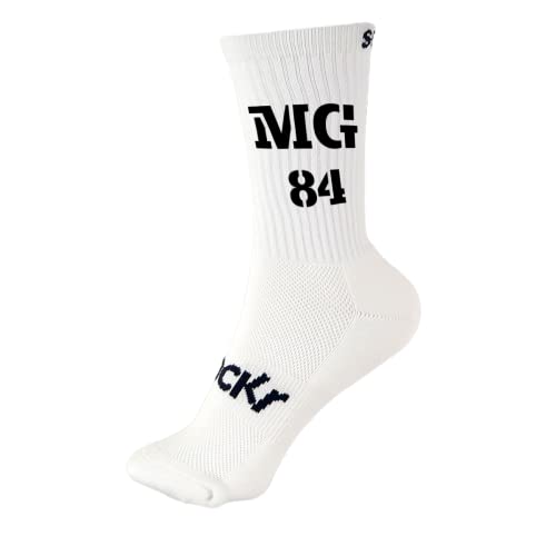 Sockr Personalisierte Socken SER ORIGINAL as3, alpha, numeric_39, numeric_42, Schwarze Schrift, M (39-42) von Sockr