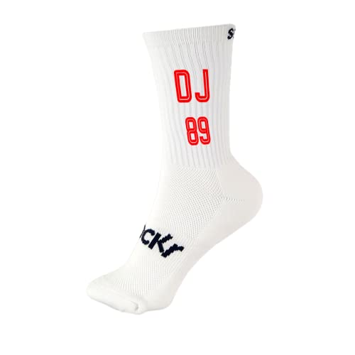 Sockr Personalisierte Socken TRAD ORIGINAL as3, alpha, numeric_39, numeric_42, Farbschrift, M (39-42) von Sockr