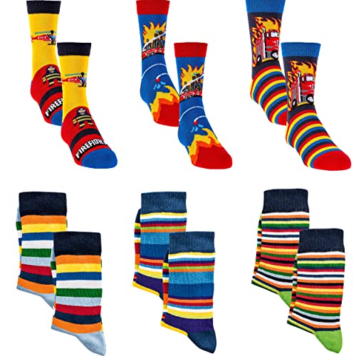 Socks 4 Fun Kinder Socken 6 Paar 27-30,Mehrfarbig5 von Socks 4 Fun