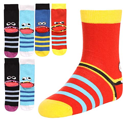 Kinder Socken 6 Paar Jungen oder Mädchen,Schadstoffgeprüfte Textilien nach Öko-Tex Standard 100 (31/34, Freche Bande) von Socks 4 Fun