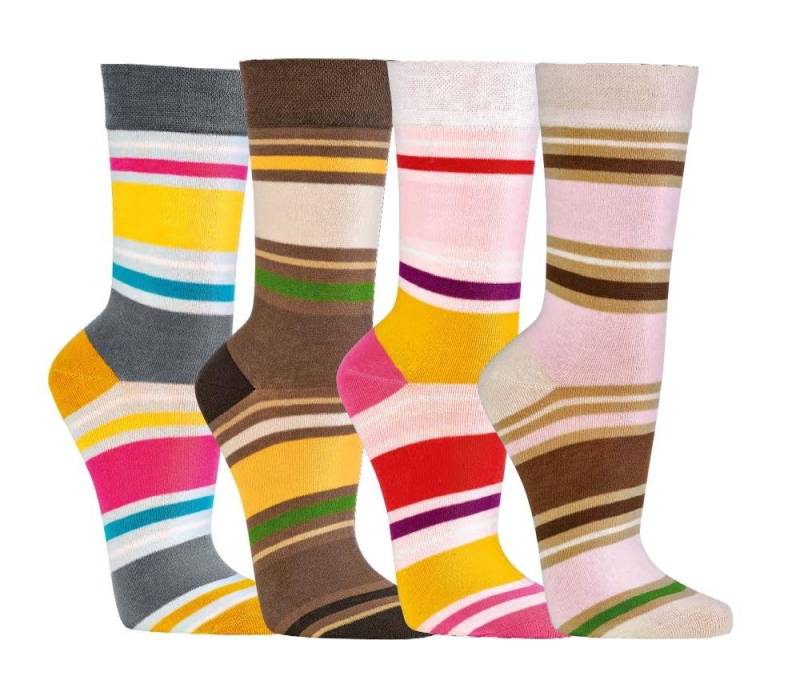 Socks 4 Fun Freizeitsocken Socks 4 Fun 2164 Tausendschön 3-er Bündel (3-er Bündel, 1-Paar, 3-er Bündel) von Socks 4 Fun