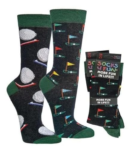 Socks 4 Fun Motivsocken Golfer (as3, numeric, numeric_36, numeric_41, regular, regular) von Socks 4 Fun