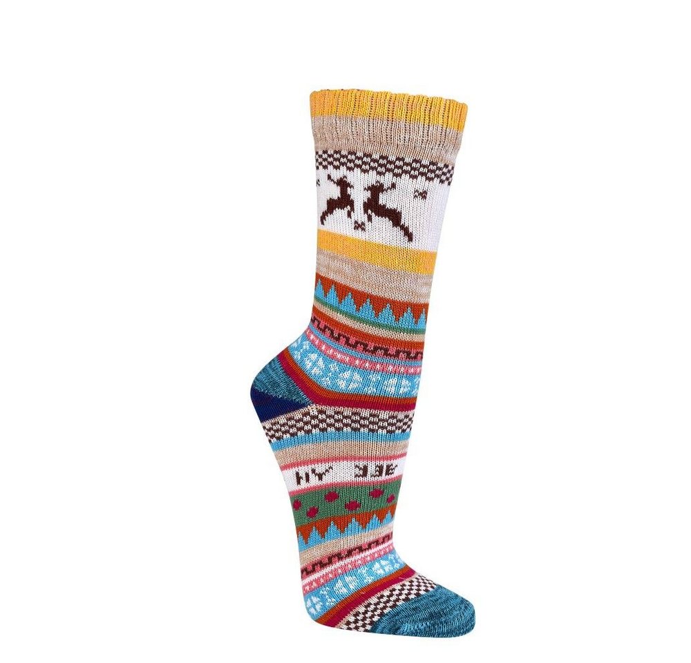 Socks 4 Fun Norwegersocken Hygge Socken (3-Paar) von Socks 4 Fun