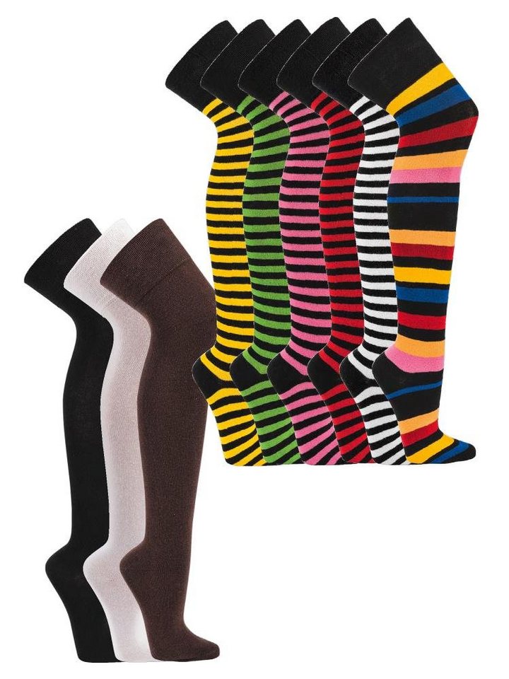 Socks 4 Fun Overknees Socks 4 Fun Overknees knee over socks" one size (1-Paar, 1 Paar)" von Socks 4 Fun
