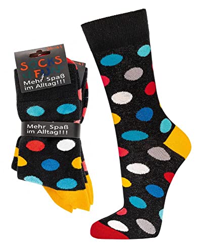 Socks4Fun Damen Jungen Herren Funsocken (2 Paar) 36-41 Punkte von Socks4Fun