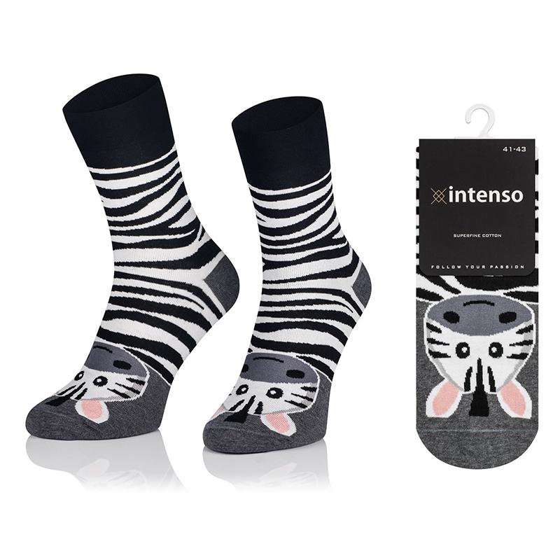 Zebra Unisex Socken, Lustige Verrückte Bunte Geschenkidee, Perfektes Geschenk, Mismatched von SocksWorld001