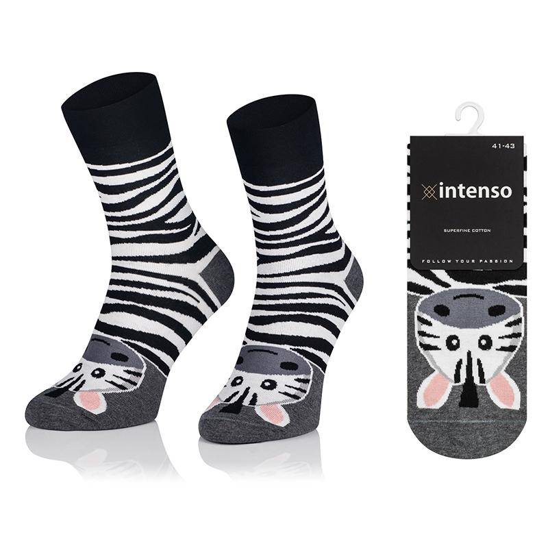 Zebra Unisex Socken, Lustige Verrückte Bunte Geschenkidee, Perfektes Geschenk, Mismatched von SocksWorld001