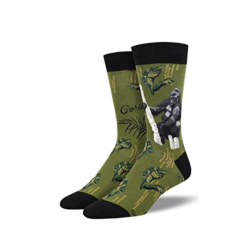 Socksmith Herren Socken -Gefährdete Spezies/Endangered Species - Gorilla - Einheitsgröße von Socksmith