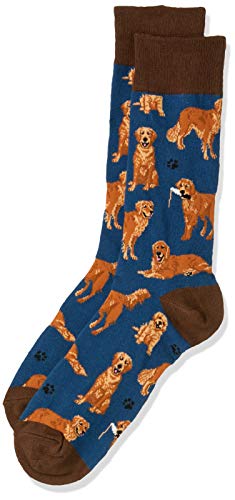 Socksmith Herren Socken Golden Retrievers - Blau - von Socksmith