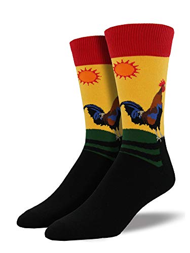 Socksmith Herren Socken Mit Bunten Lustigen Motiven Einheitsgröße (Schwarz, Einheitsgröße) von Socksmith